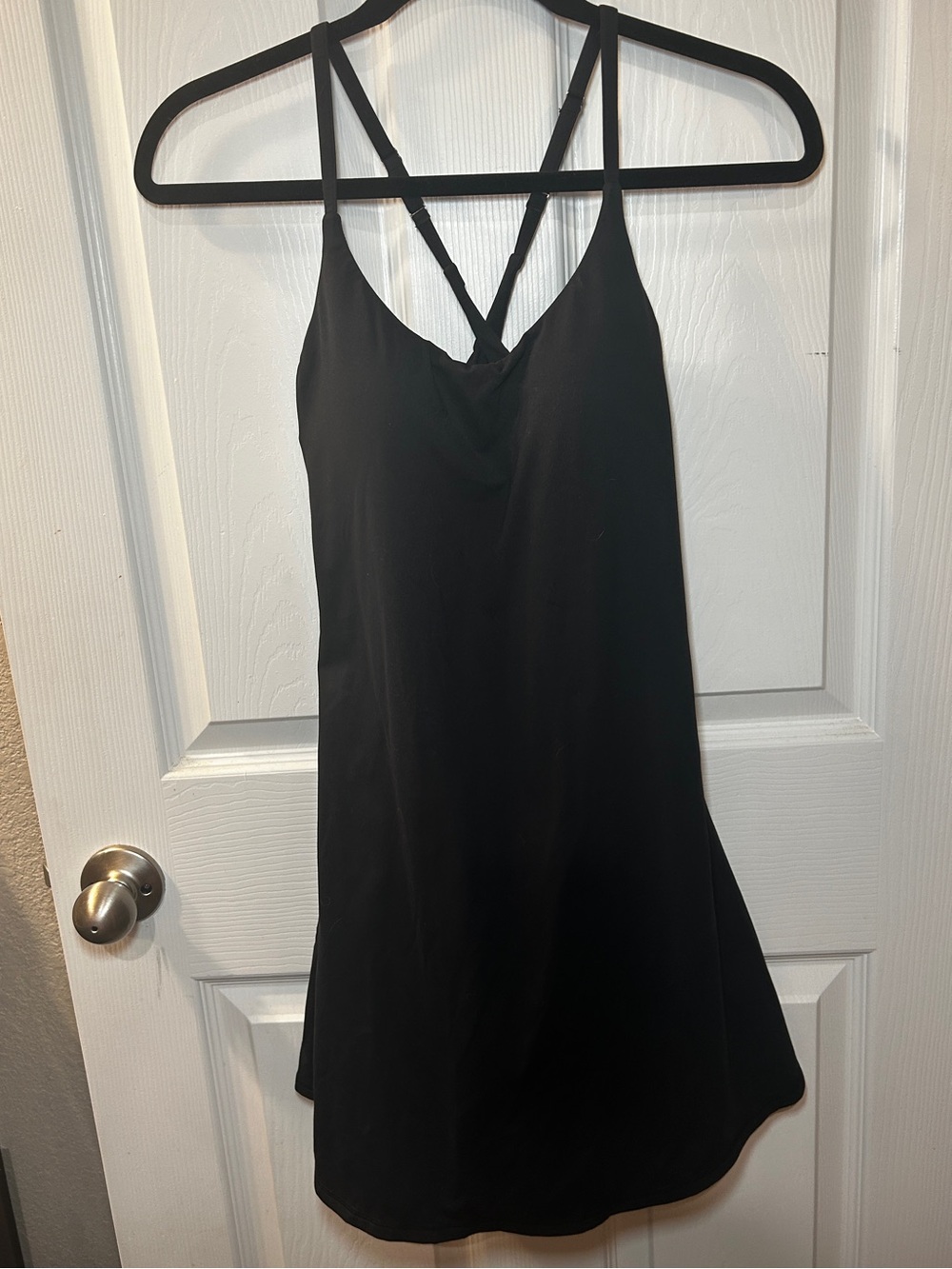 Halara SoftlyZero Plush Backless Active Dress - Black - Picture 7 of 8